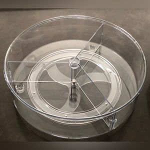 Rotating Tray Organizer w/ removable dividers BNIB Lazy Susan